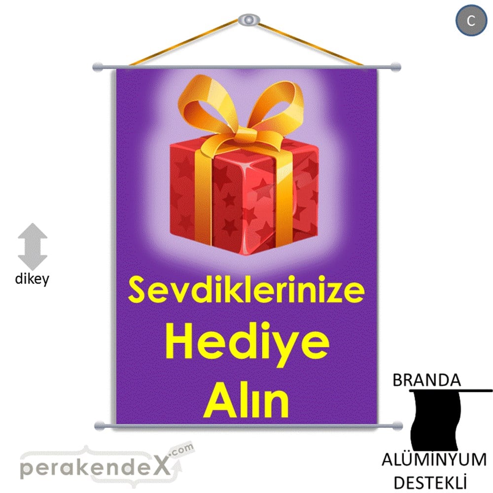Sevdiklerinize Hediye Alın BRANDA POSTER,  AFİŞ -dikdörtgen,tek yön baskı