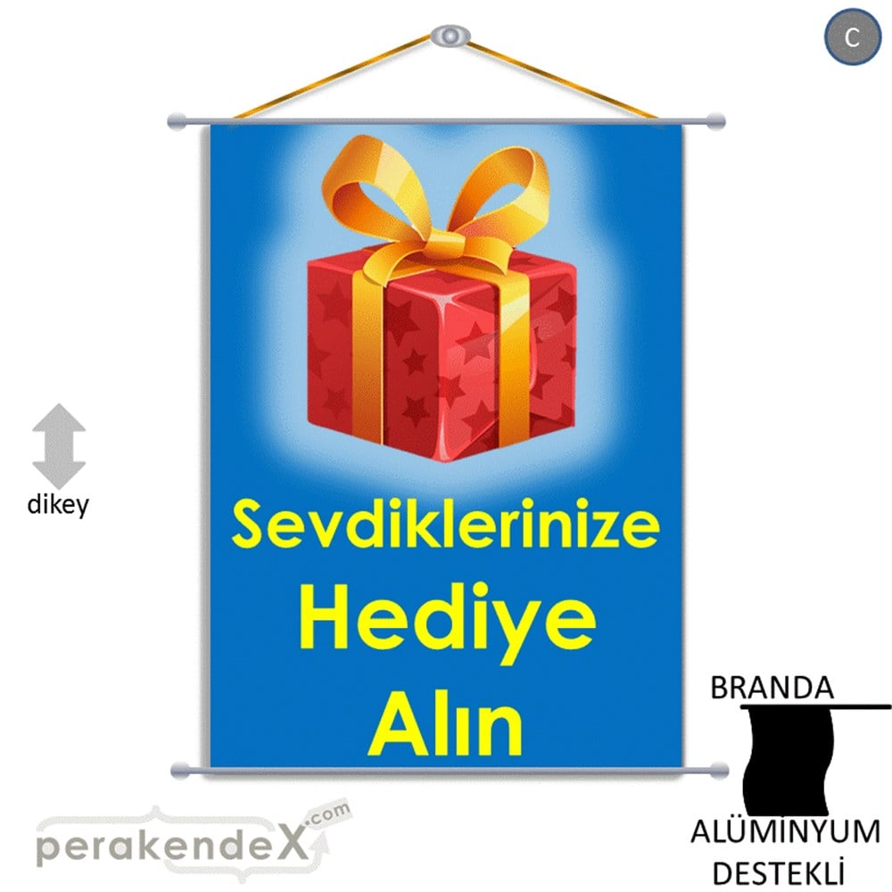 Sevdiklerinize Hediye Alın BRANDA POSTER,  AFİŞ -dikdörtgen,tek yön baskı