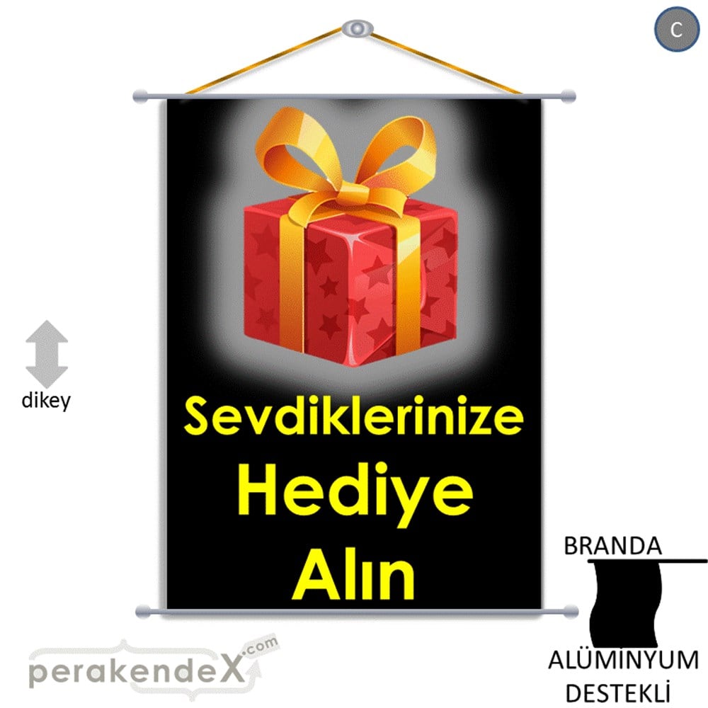Sevdiklerinize Hediye Alın BRANDA POSTER,  AFİŞ -dikdörtgen,tek yön baskı