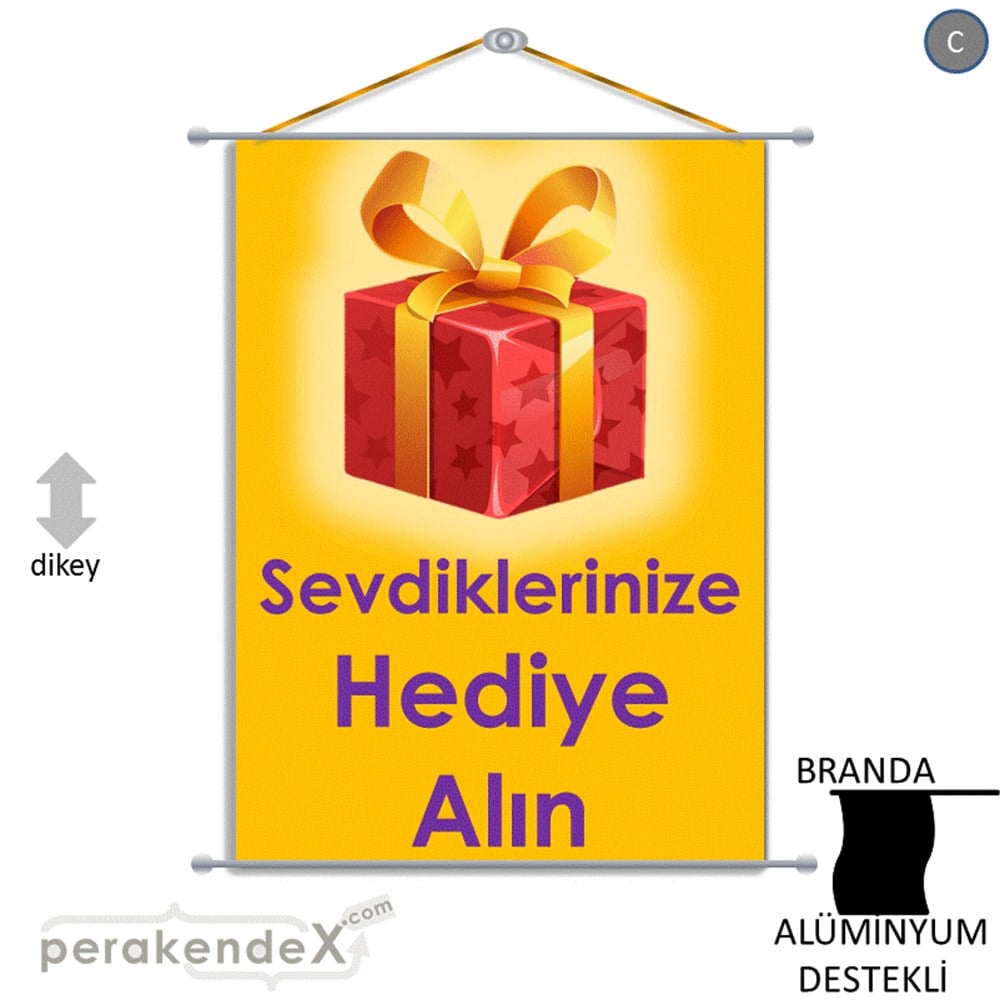 Sevdiklerinize Hediye Alın BRANDA POSTER,  AFİŞ -dikdörtgen,tek yön baskı