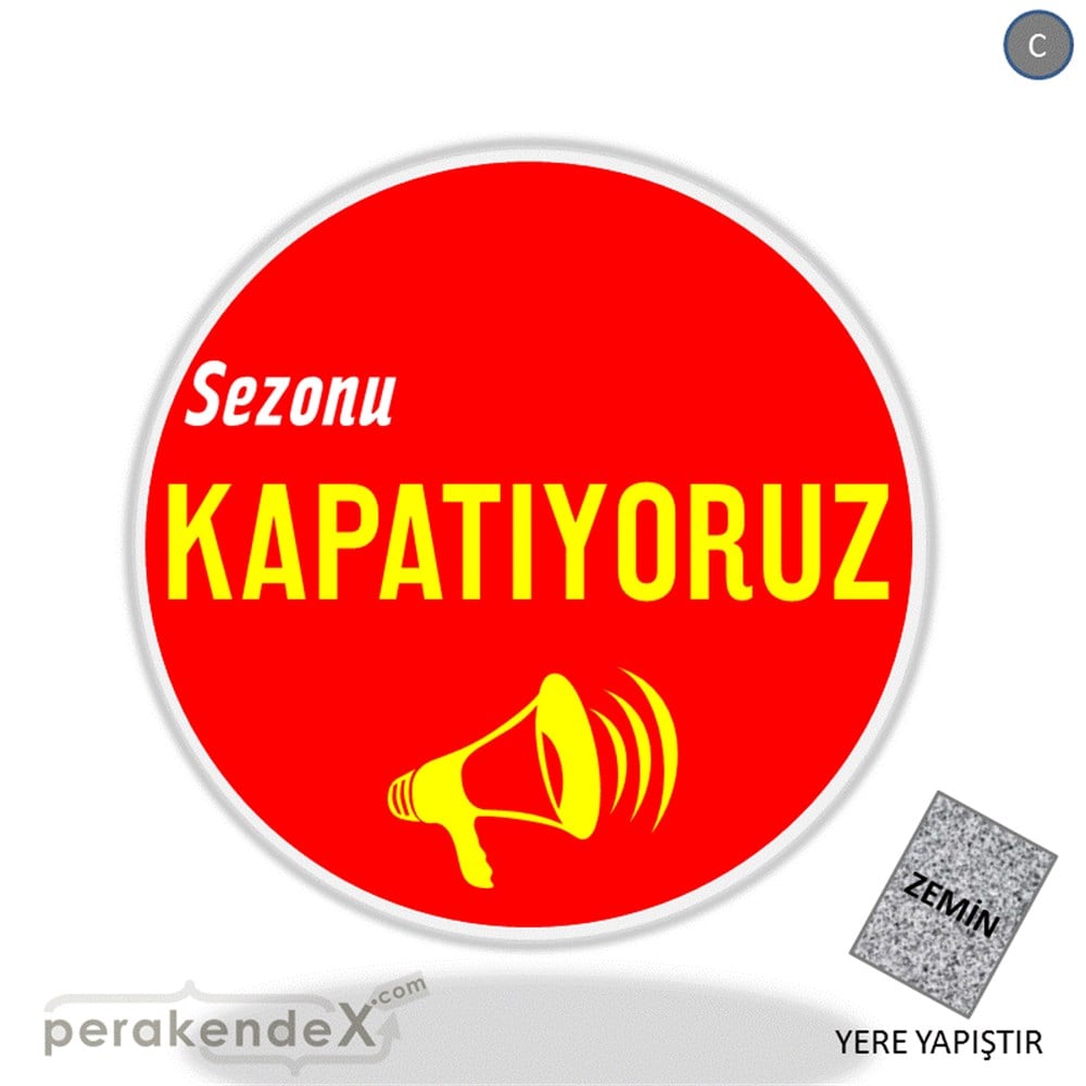 sezonu kapatıyoruz YER ZEMİNE YAPIŞIR -oval,tek yön baskı