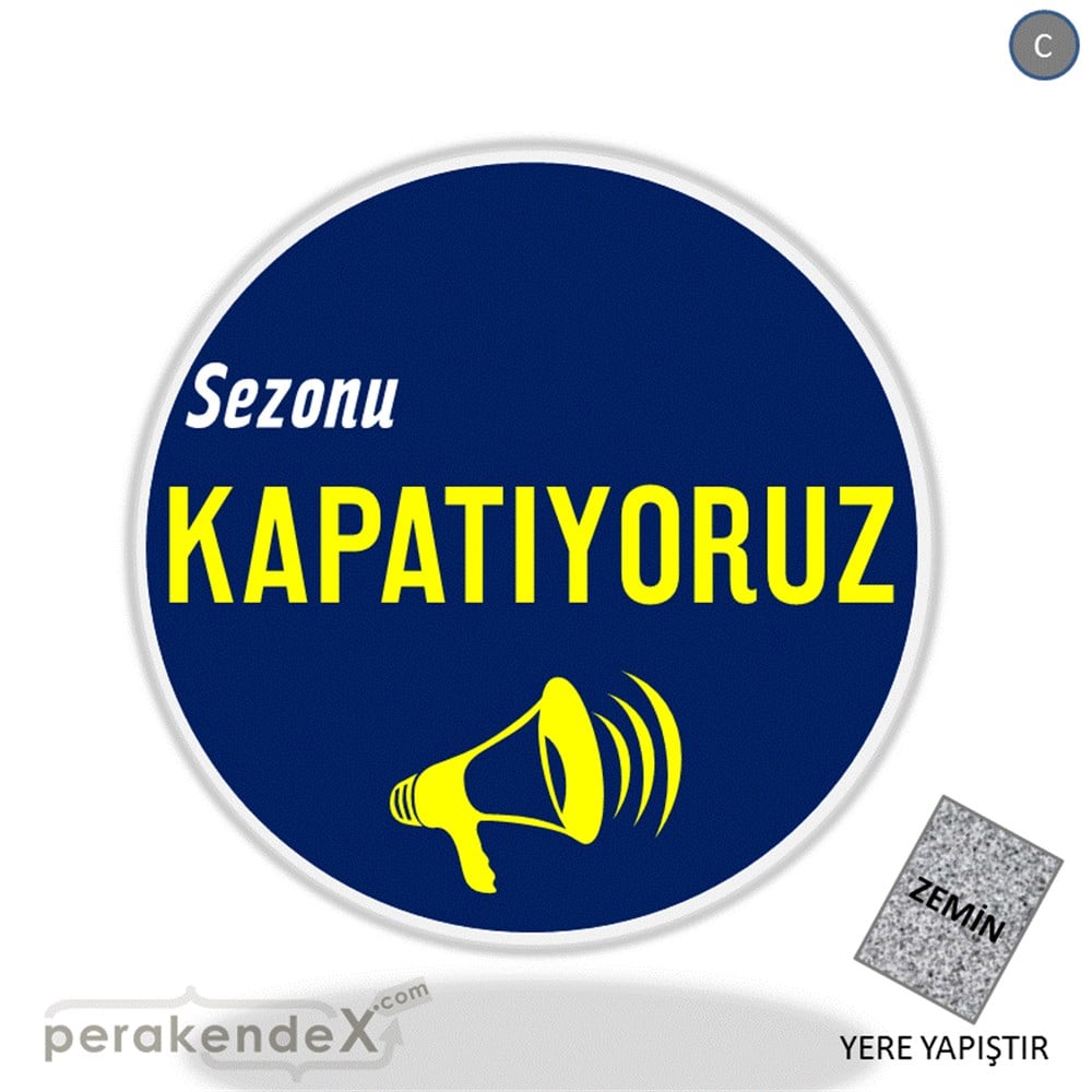 sezonu kapatıyoruz YER ZEMİNE YAPIŞIR -oval,tek yön baskı