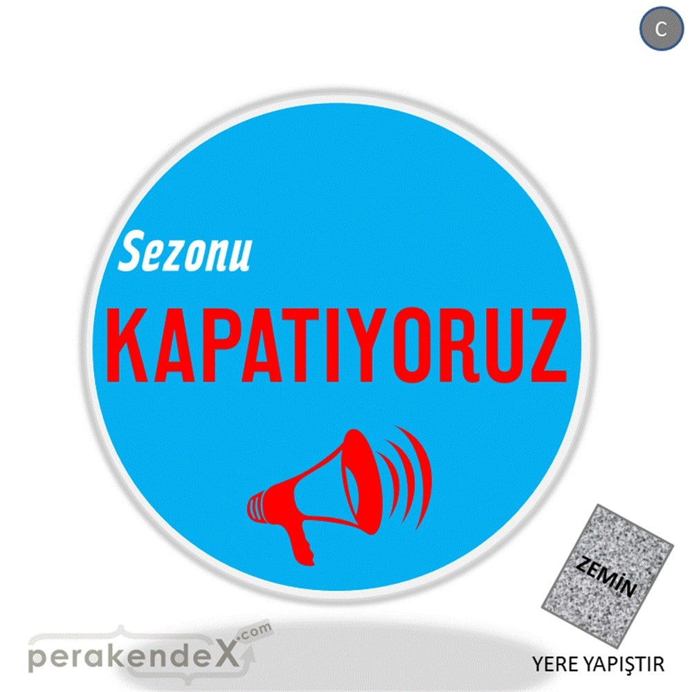 sezonu kapatıyoruz YER ZEMİNE YAPIŞIR -oval,tek yön baskı