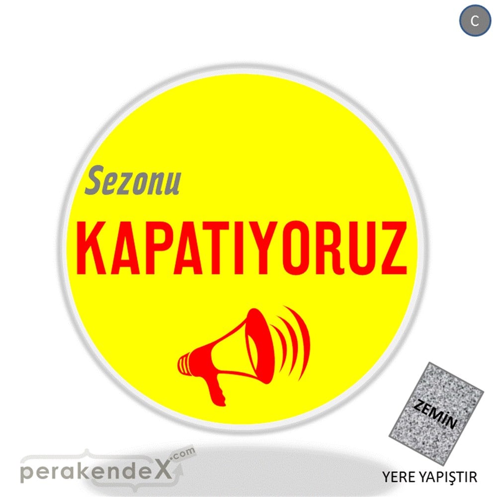 sezonu kapatıyoruz YER ZEMİNE YAPIŞIR -oval,tek yön baskı