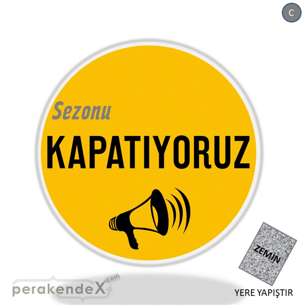 sezonu kapatıyoruz YER ZEMİNE YAPIŞIR -oval,tek yön baskı