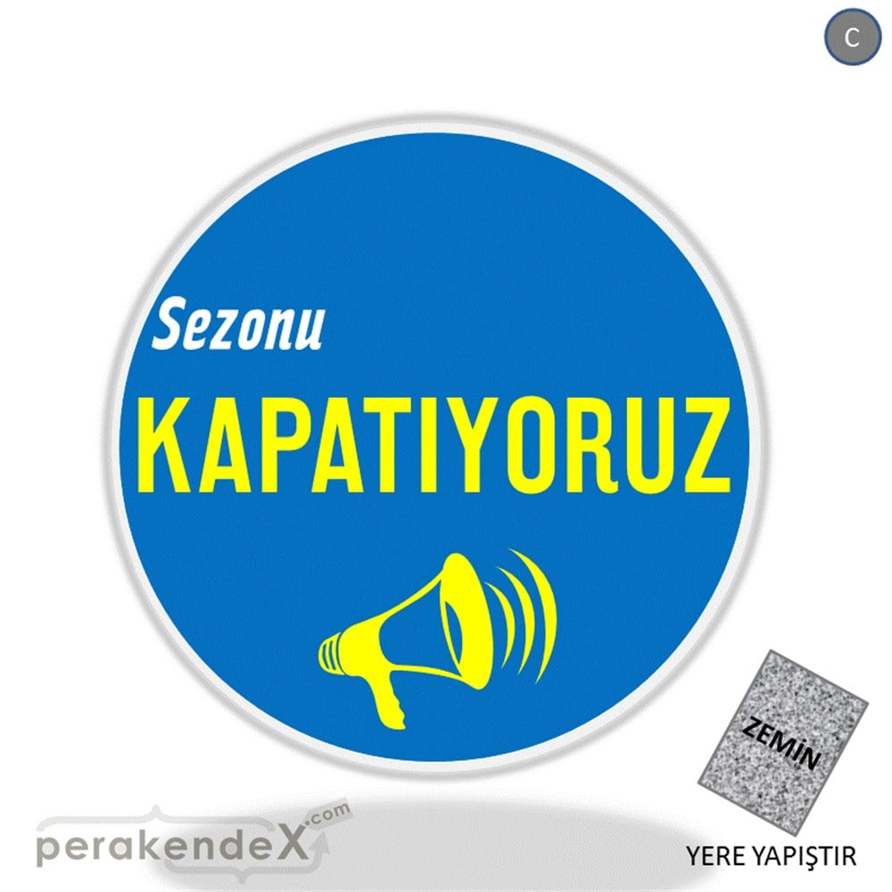 sezonu kapatıyoruz YER ZEMİNE YAPIŞIR -oval,tek yön baskı