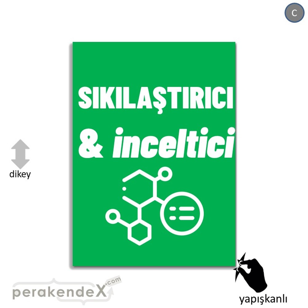 Sıkılaştırıcı Ve İnceltici Ürünler VİTRİN - CAM FOLYO,  VİNİL -dikdörtgen,tek yön baskıvitrin - cam folyo,  vinil
