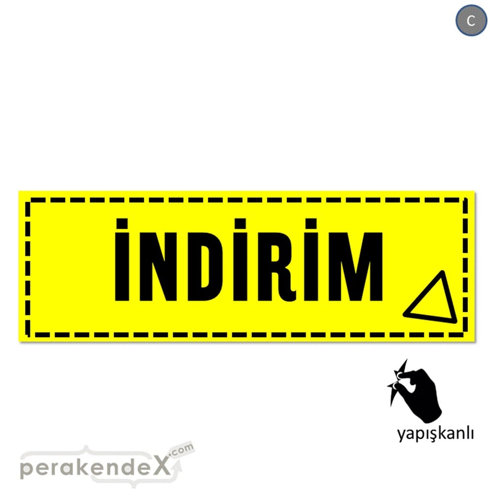 standart indirim CAMA YAPIŞAN FOLYO BANNER -dikdörtgen,tek yön baskı