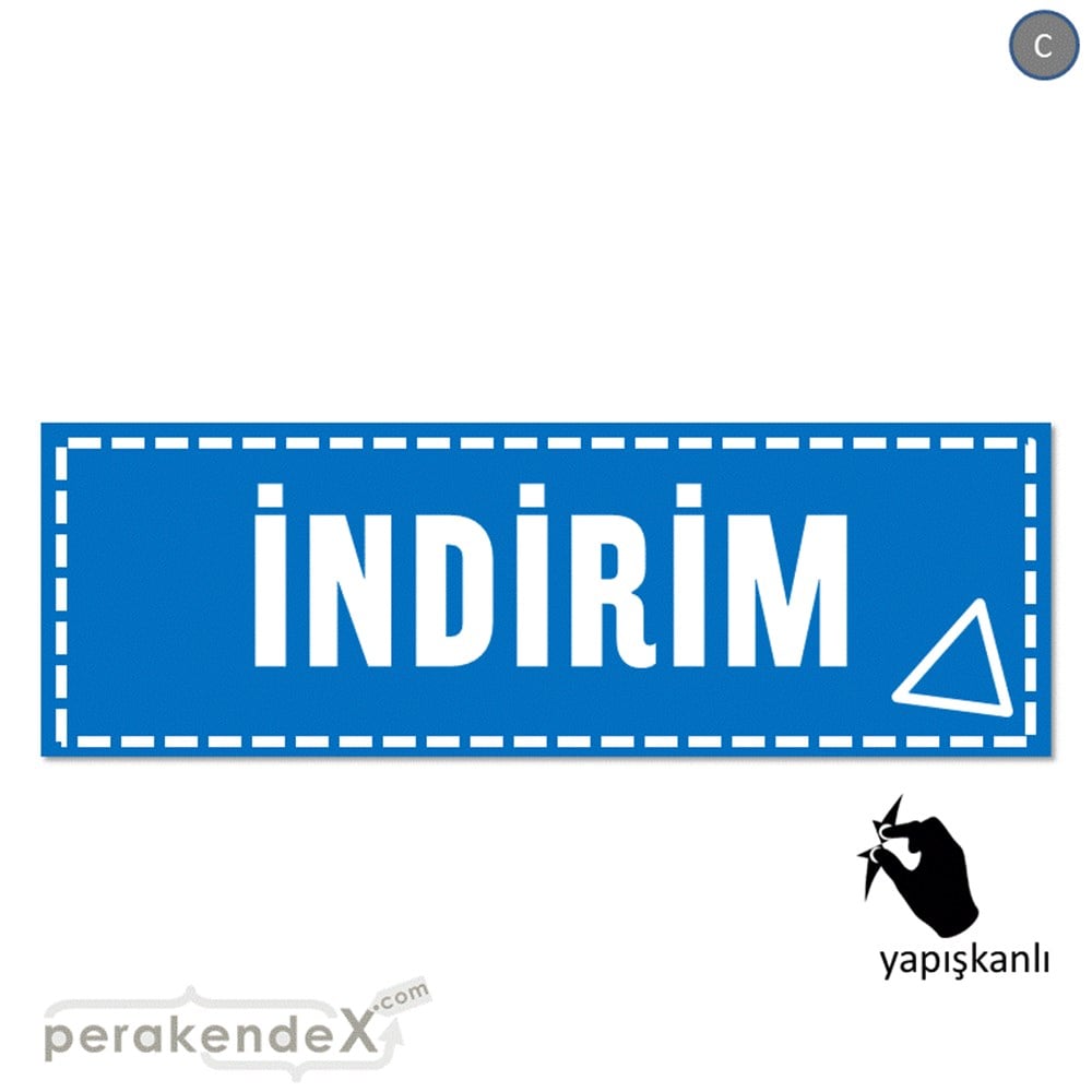 standart indirim CAMA YAPIŞAN FOLYO BANNER -dikdörtgen,tek yön baskı