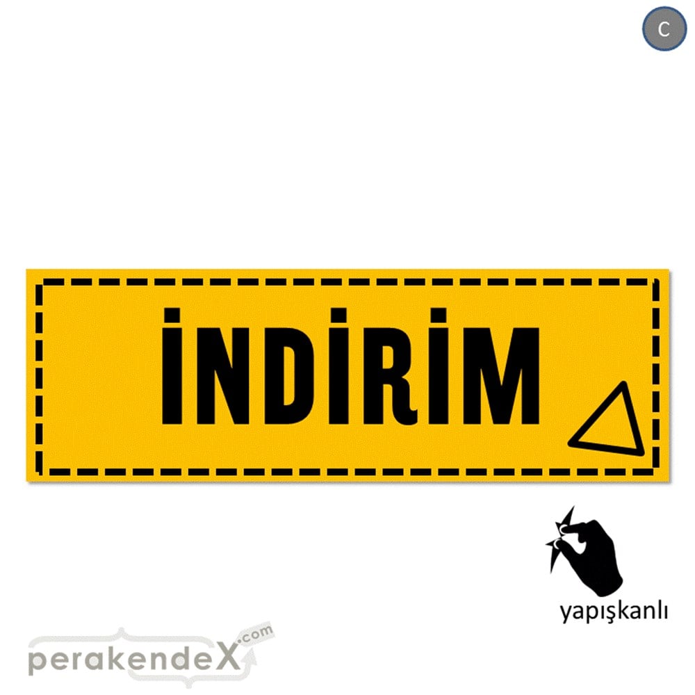 standart indirim CAMA YAPIŞAN FOLYO BANNER -dikdörtgen,tek yön baskı