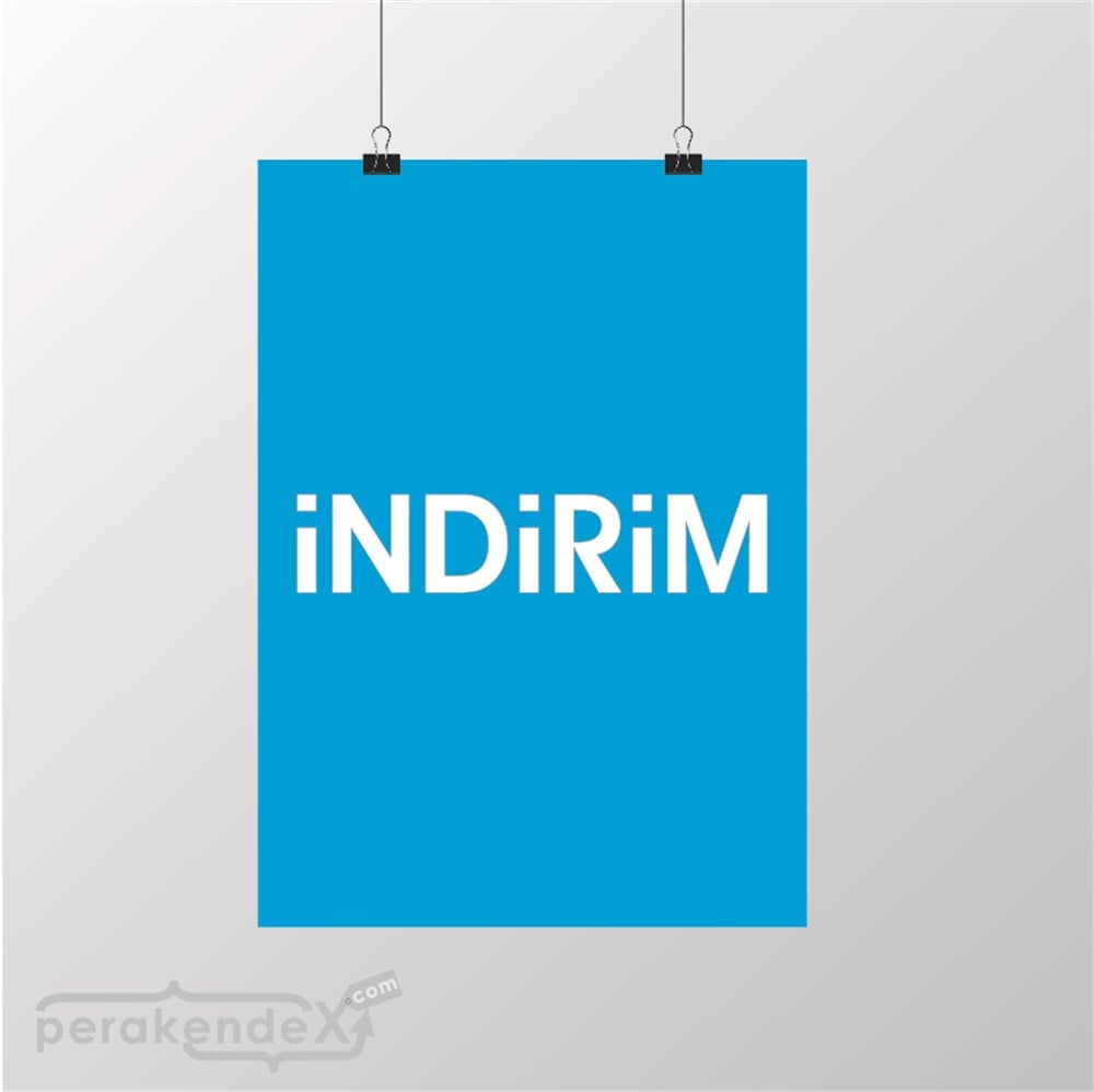 standart indirim POSTERİ -dikdörtgen,tek yön baskı