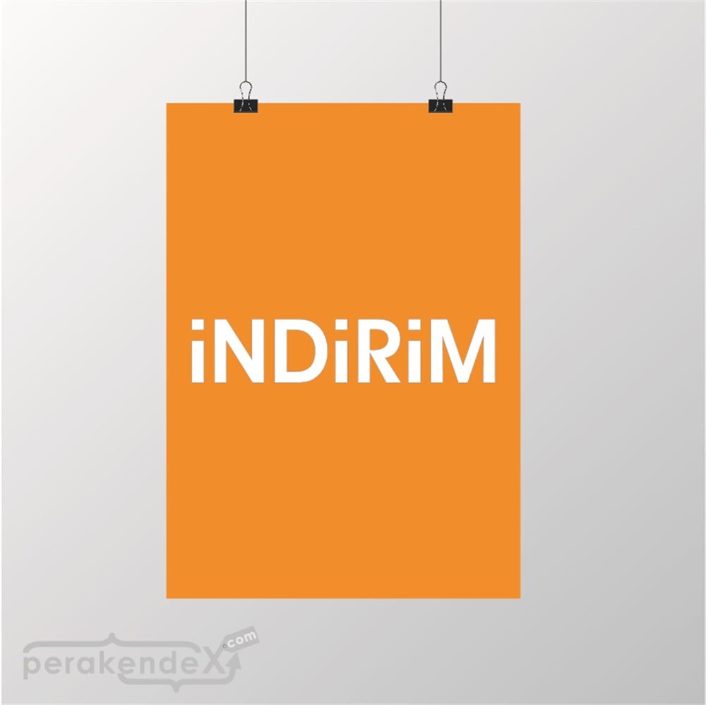 standart indirim POSTERİ -dikdörtgen,tek yön baskı
