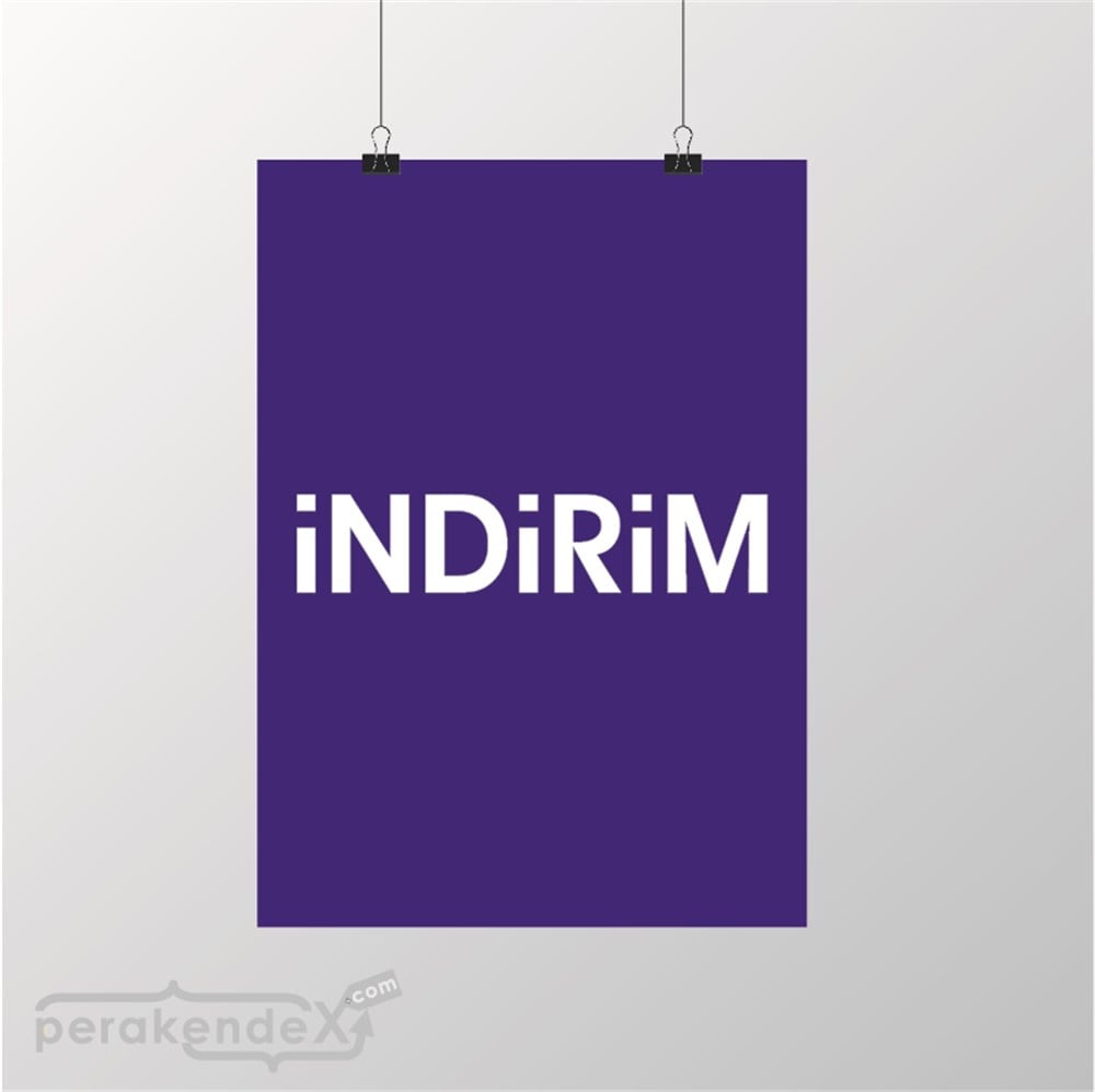 standart indirim POSTERİ -dikdörtgen,tek yön baskı