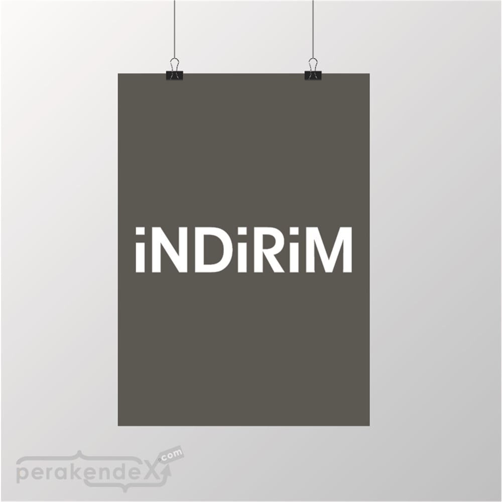 standart indirim POSTERİ -dikdörtgen,tek yön baskı