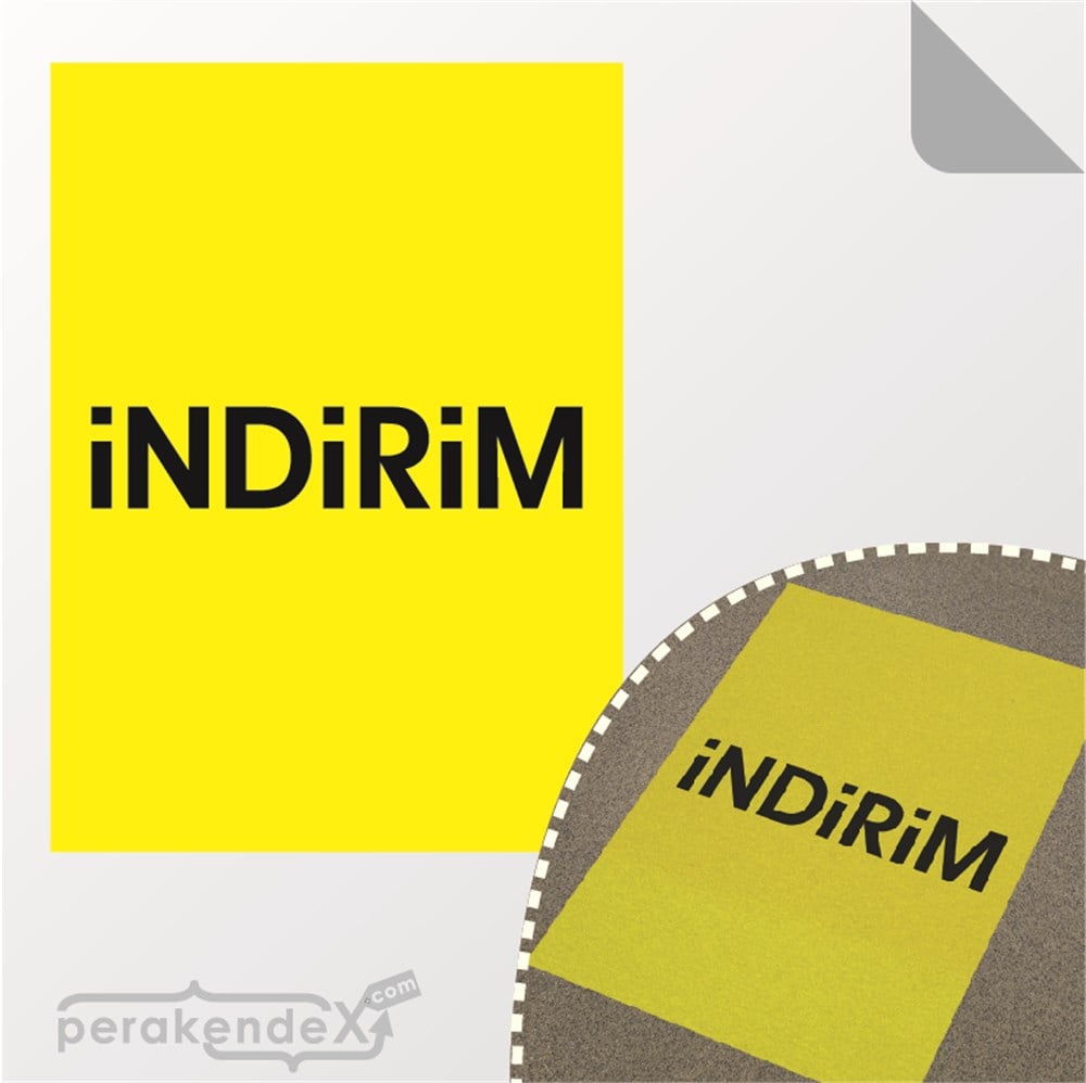 standart indirim YER ZEMİNE YAPIŞIR -dikdörtgen,tek yön baskı