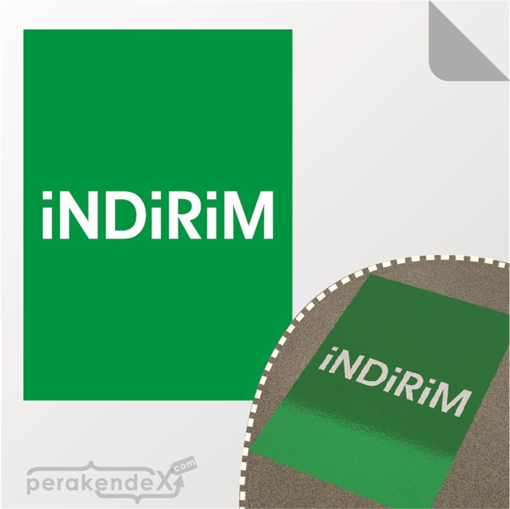 standart indirim YER ZEMİNE YAPIŞIR -dikdörtgen,tek yön baskı