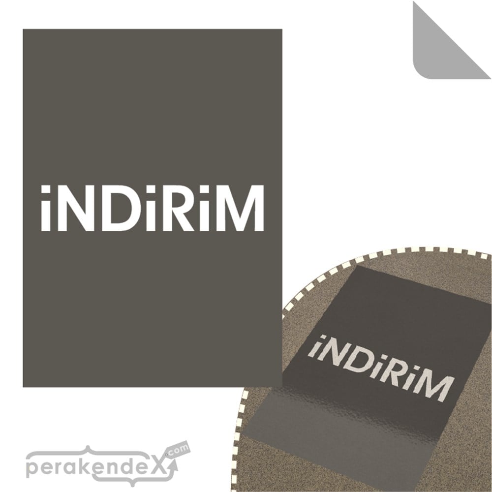 standart indirim YER ZEMİNE YAPIŞIR -dikdörtgen,tek yön baskı