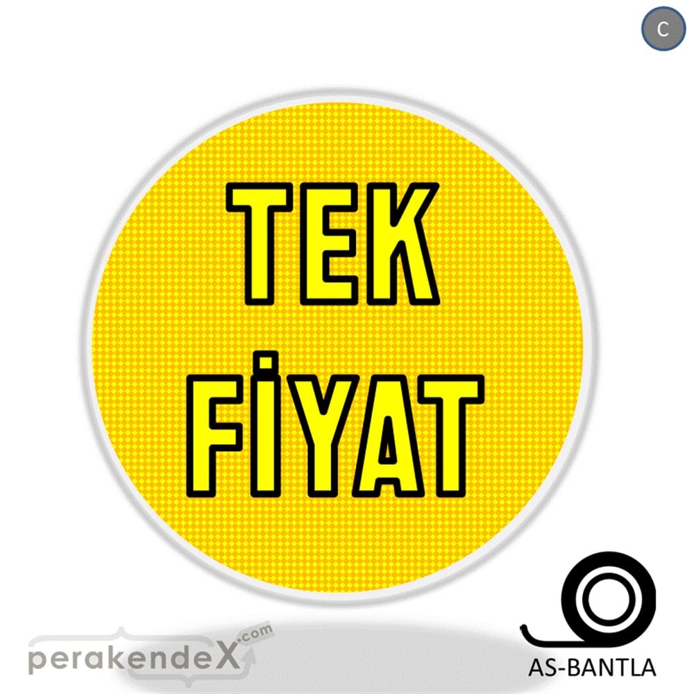 tek fiyat SERT PLASTİK POSTER -oval,tek yön baskı