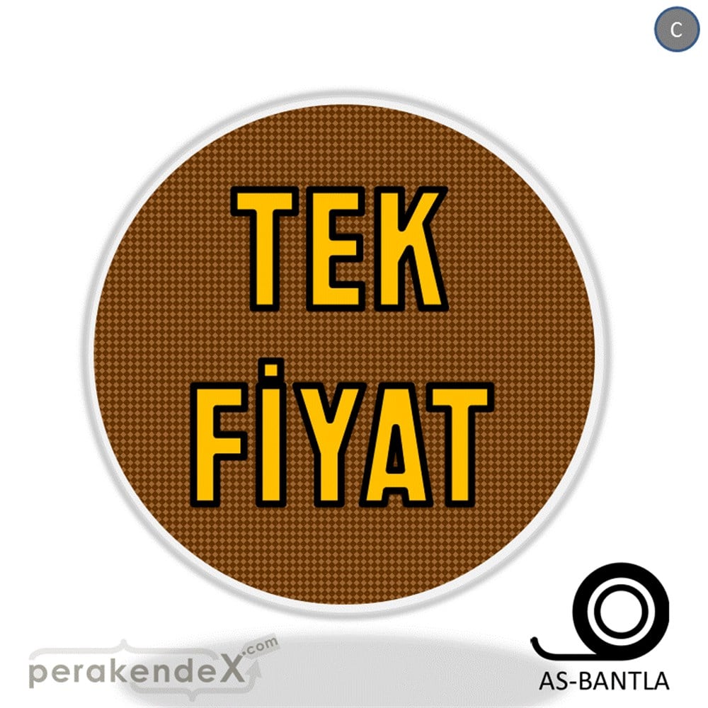 tek fiyat SERT PLASTİK POSTER -oval,tek yön baskı