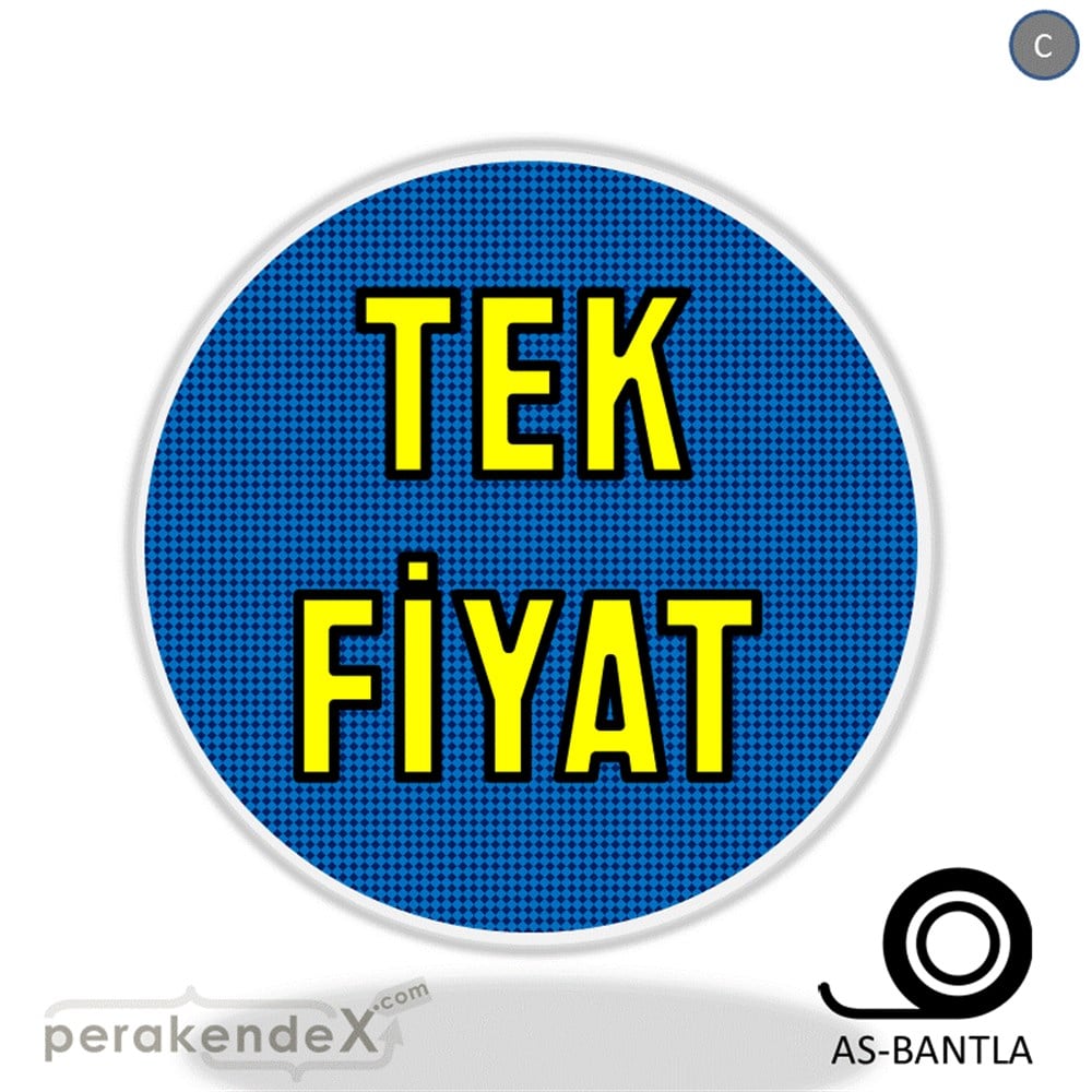 tek fiyat SERT PLASTİK POSTER -oval,tek yön baskı