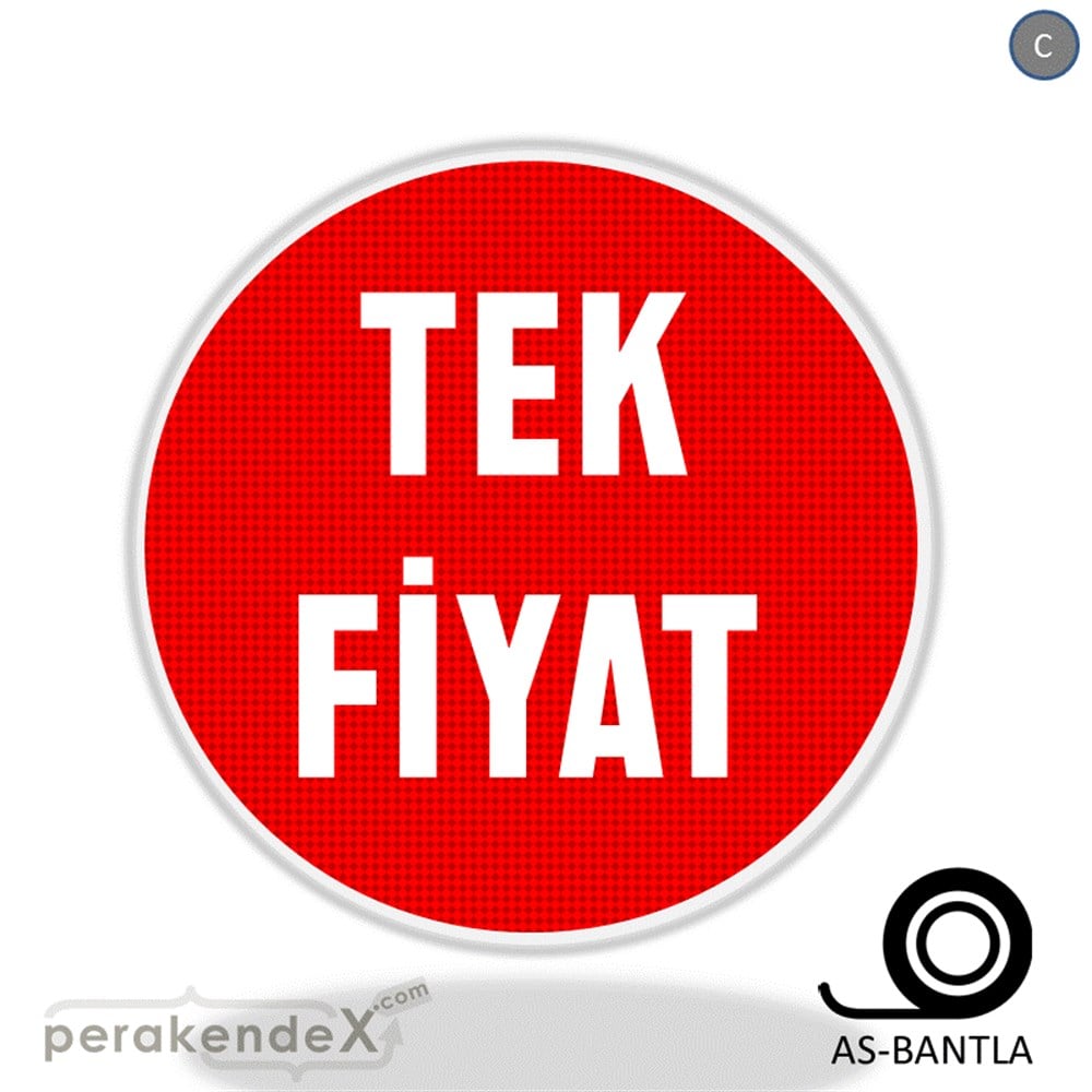 tek fiyat SERT PLASTİK POSTER -oval,tek yön baskı