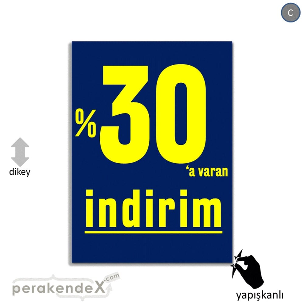 yüzde 30 a varan indirim CAMA YAPIŞAN FOLYO -dikdörtgen,tek yön baskı