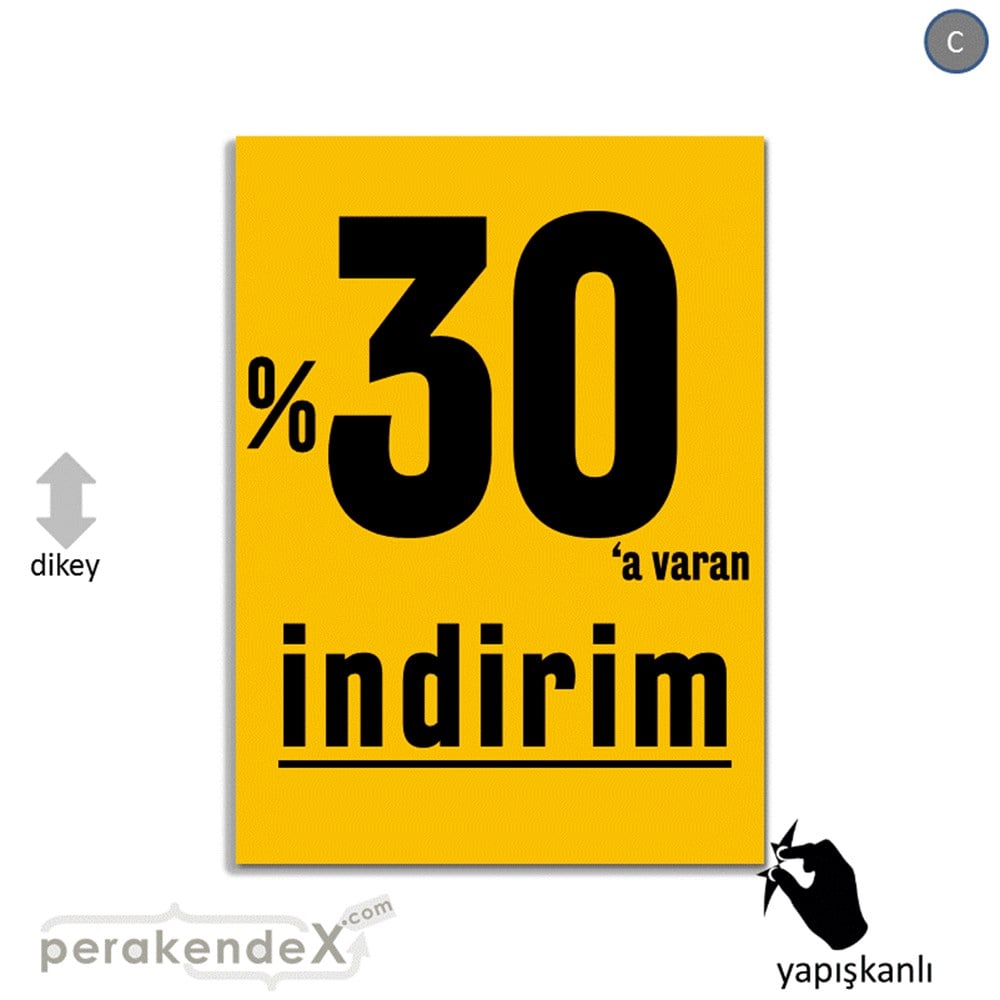 yüzde 30 a varan indirim CAMA YAPIŞAN FOLYO -dikdörtgen,tek yön baskı