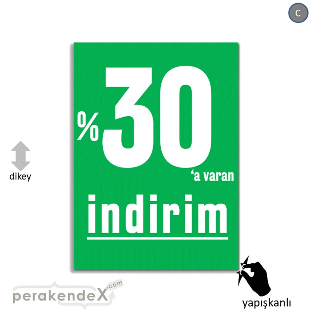 yüzde 30 a varan indirim CAMA YAPIŞAN FOLYO -dikdörtgen,tek yön baskı
