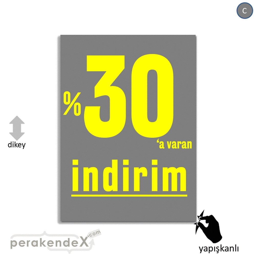 yüzde 30 a varan indirim CAMA YAPIŞAN FOLYO -dikdörtgen,tek yön baskı