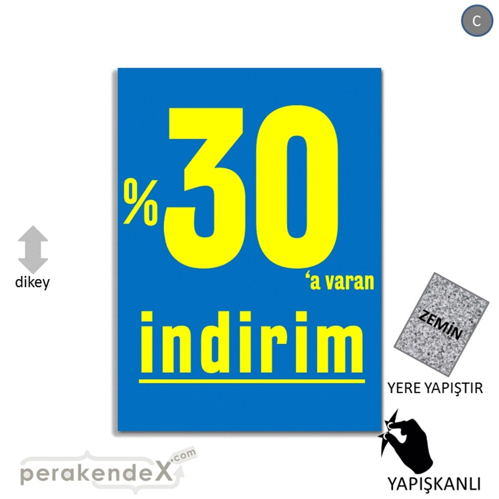 yüzde 30 a varan indirim YER ZEMİNE YAPIŞIR -dikdörtgen,tek yön baskı