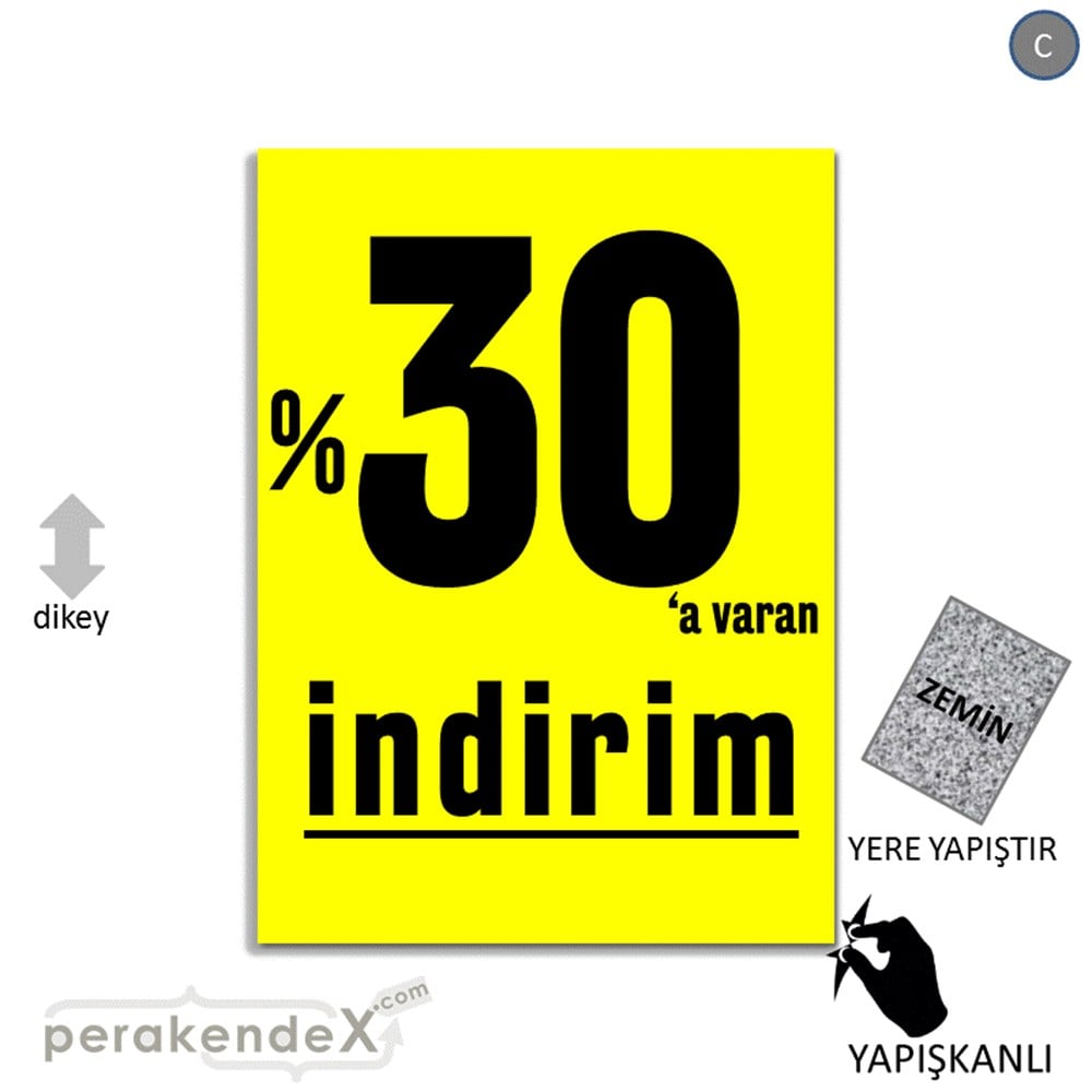 yüzde 30 a varan indirim YER ZEMİNE YAPIŞIR -dikdörtgen,tek yön baskı
