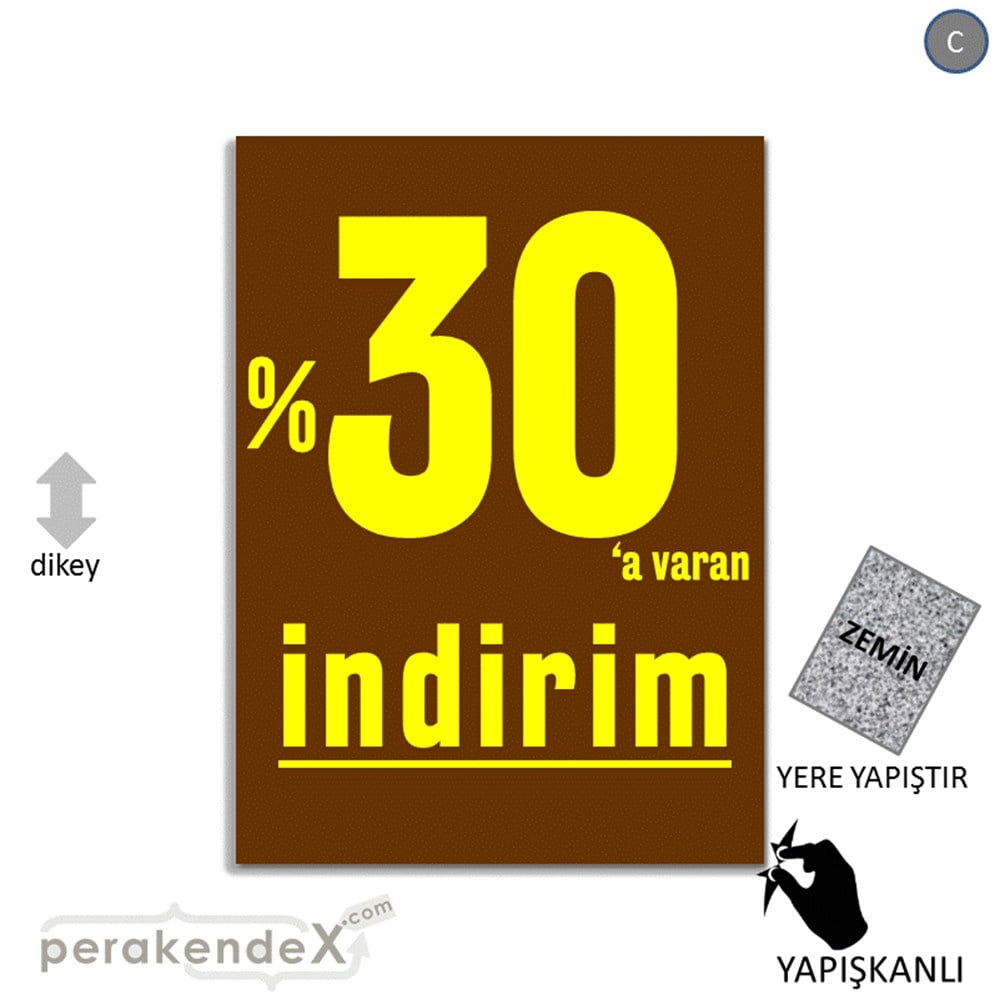 yüzde 30 a varan indirim YER ZEMİNE YAPIŞIR -dikdörtgen,tek yön baskı