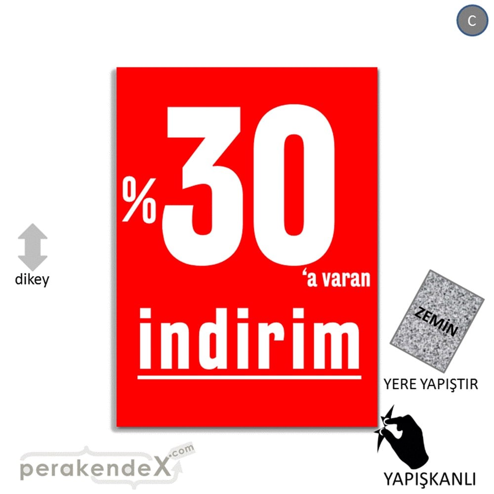 yüzde 30 a varan indirim YER ZEMİNE YAPIŞIR -dikdörtgen,tek yön baskı