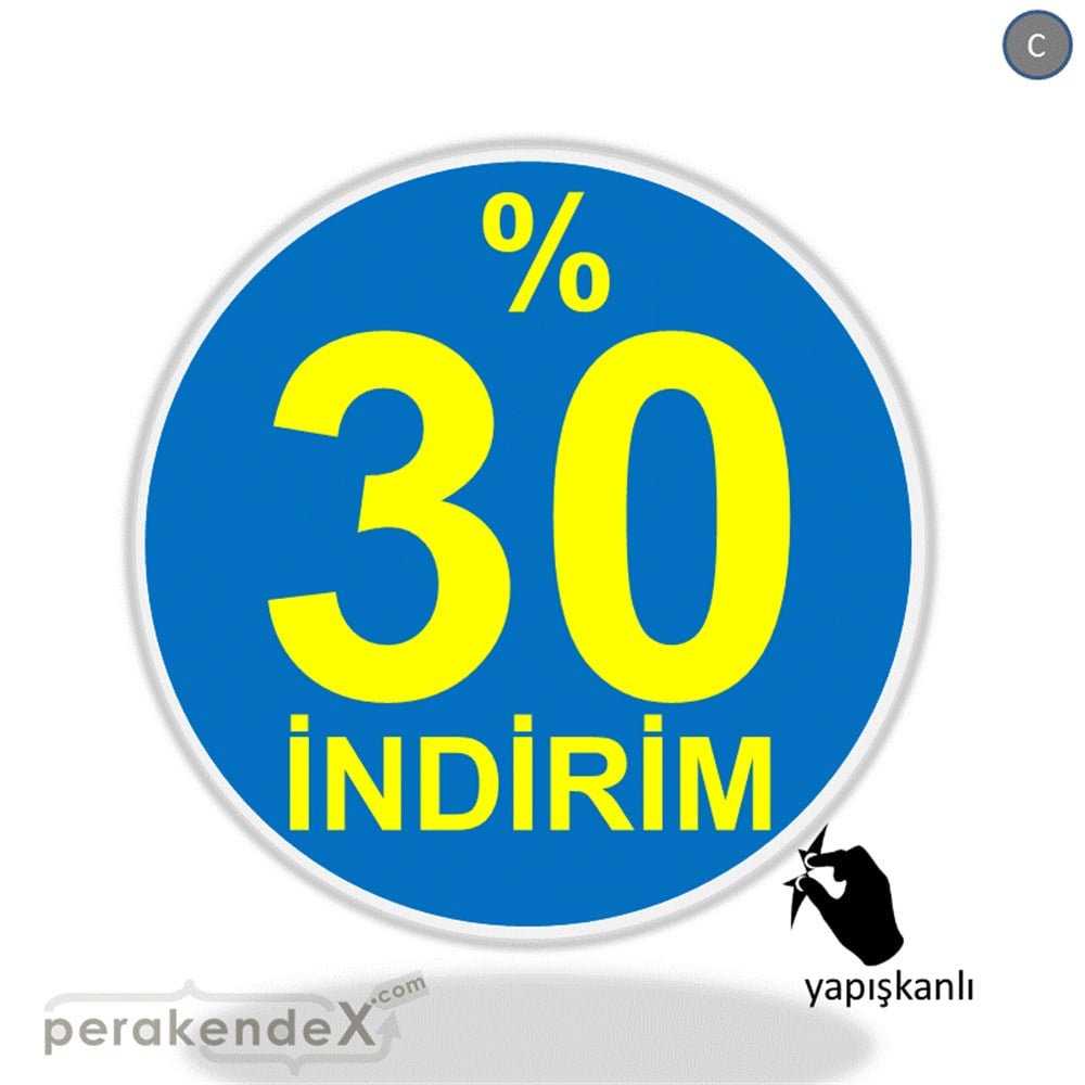 yüzde 30 indirim CAMA YAPIŞAN FOLYO -oval,tek yön baskı