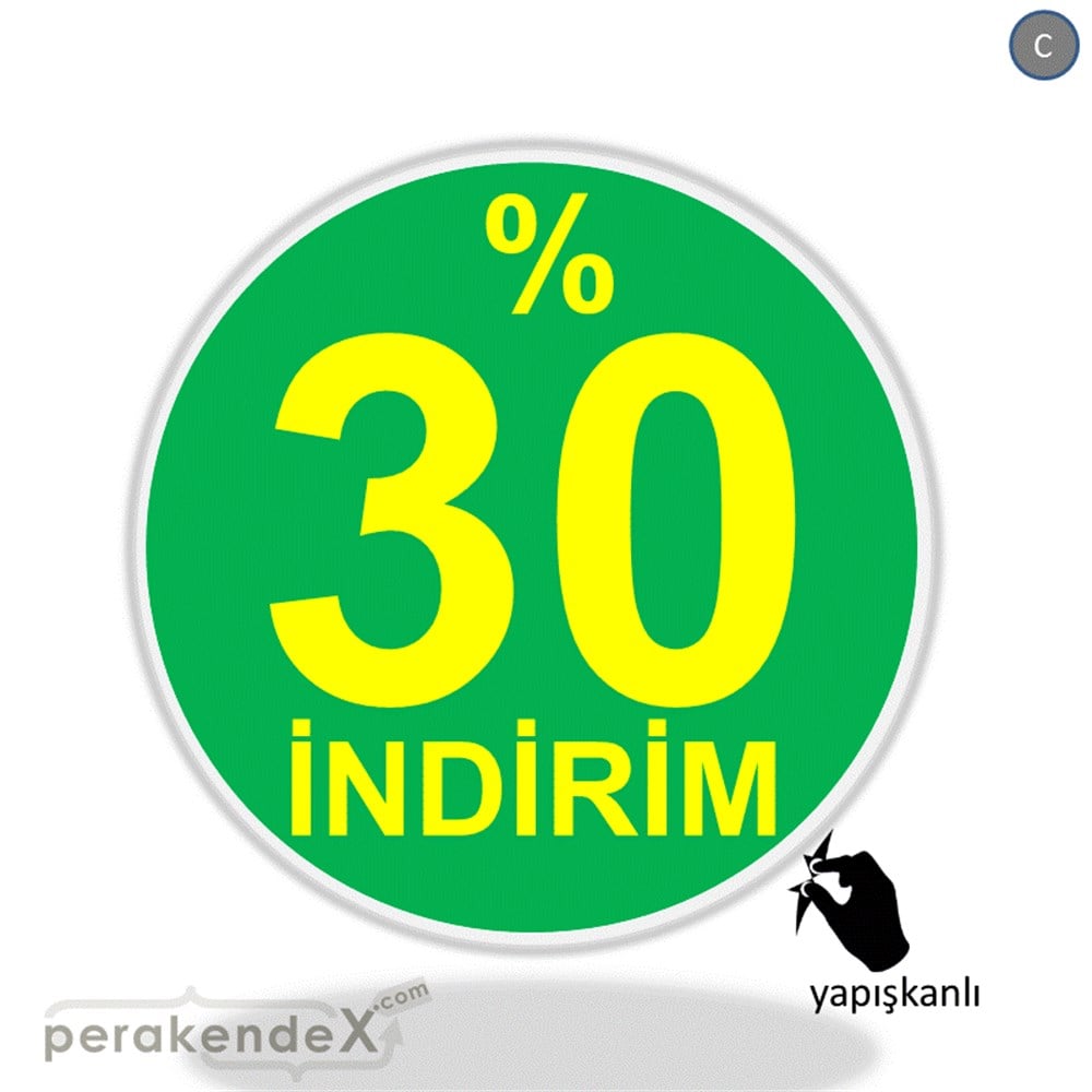 yüzde 30 indirim CAMA YAPIŞAN FOLYO -oval,tek yön baskı
