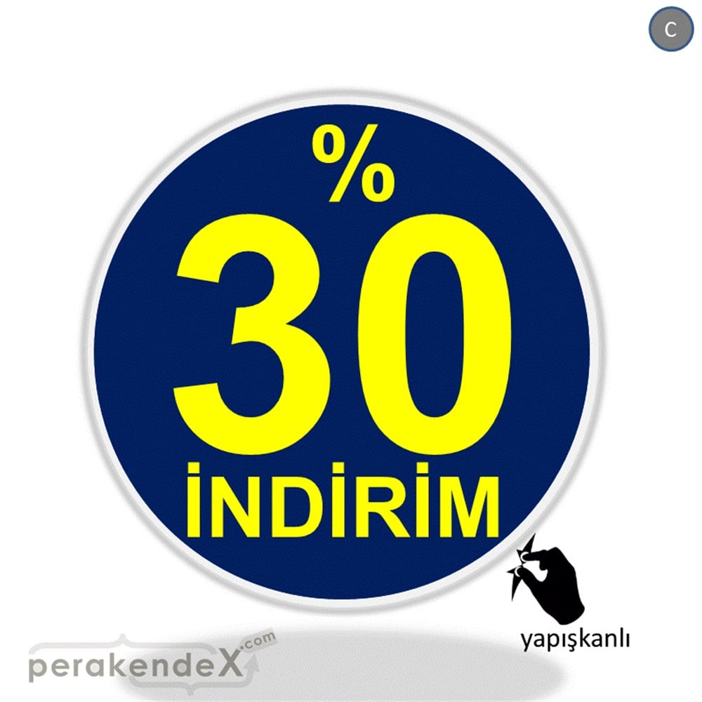 yüzde 30 indirim CAMA YAPIŞAN FOLYO -oval,tek yön baskı