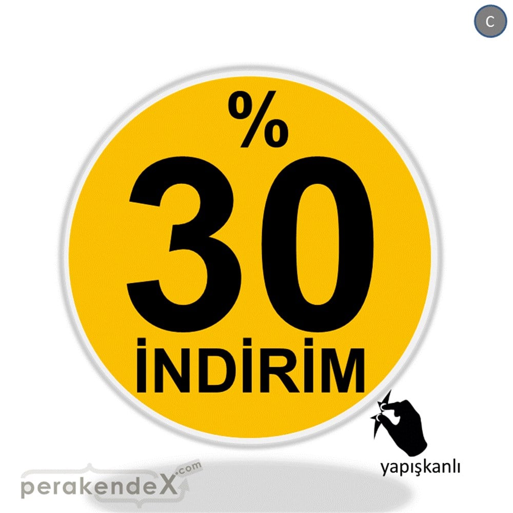 yüzde 30 indirim CAMA YAPIŞAN FOLYO -oval,tek yön baskı