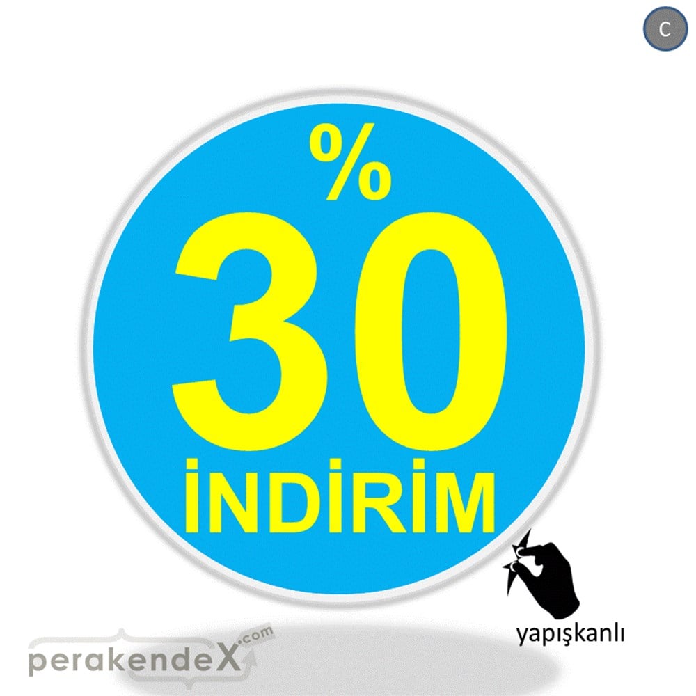 yüzde 30 indirim CAMA YAPIŞAN FOLYO -oval,tek yön baskı