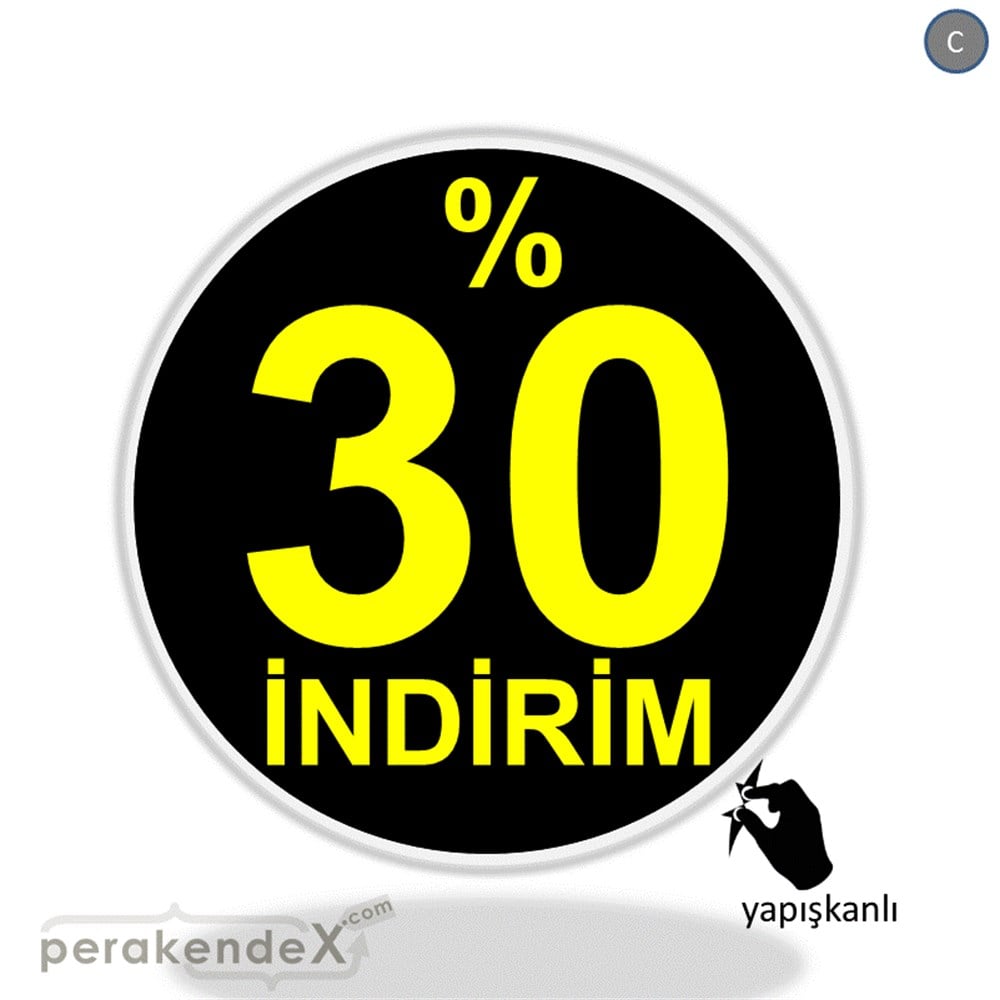yüzde 30 indirim CAMA YAPIŞAN FOLYO -oval,tek yön baskı