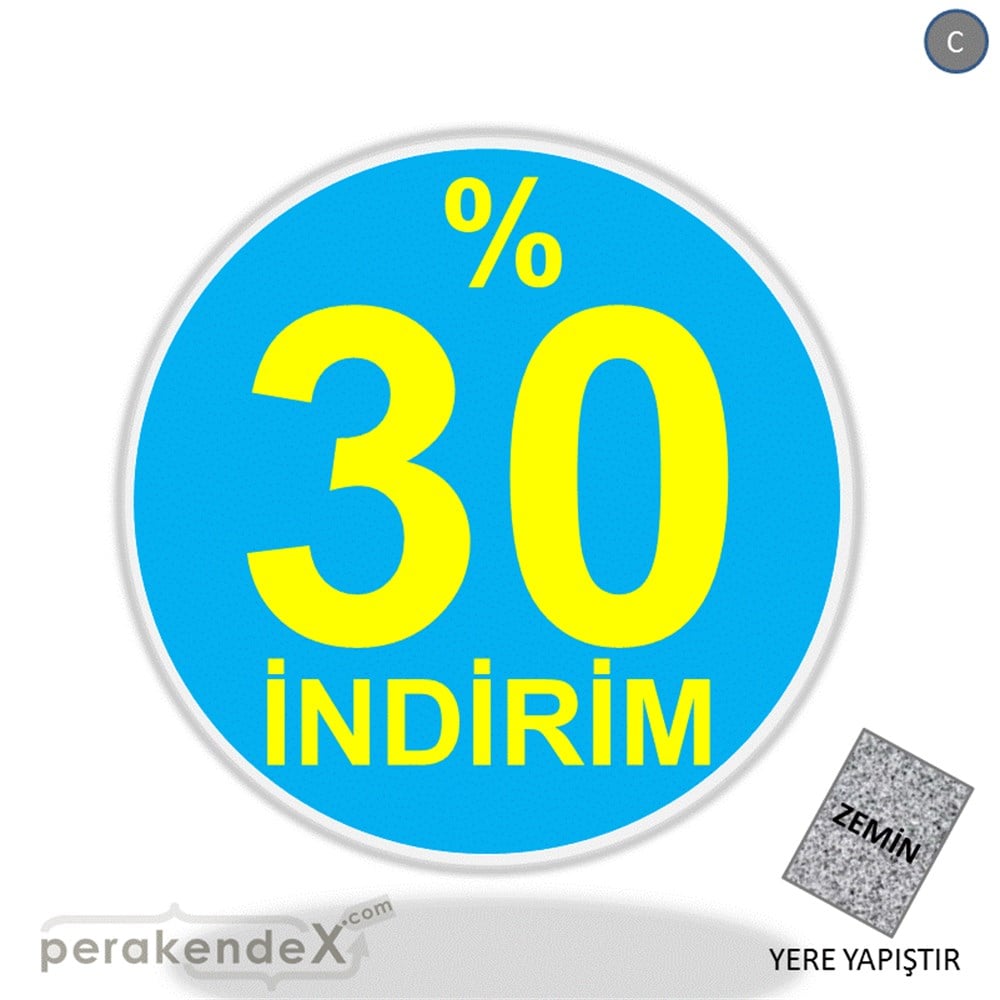 yüzde 30 indirim YER ZEMİNE YAPIŞIR -oval,tek yön baskı