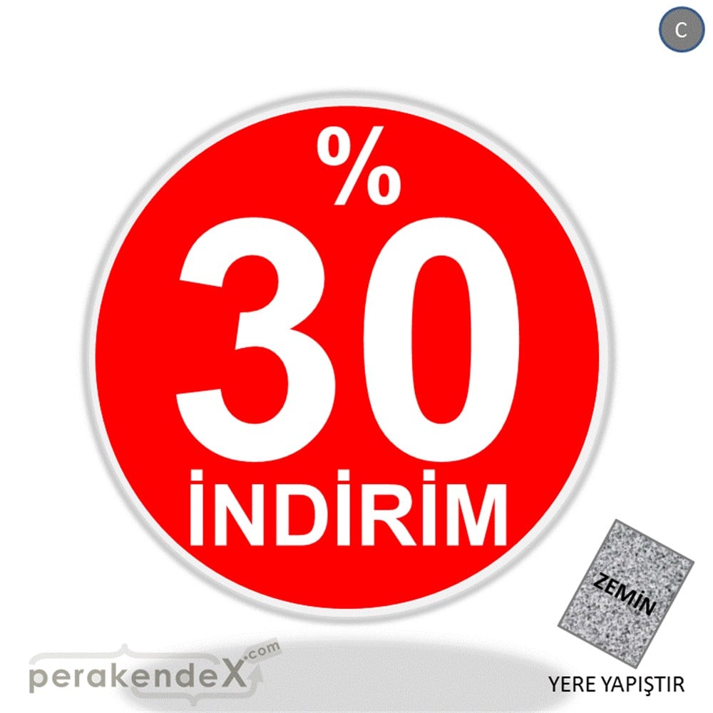 yüzde 30 indirim YER ZEMİNE YAPIŞIR -oval,tek yön baskı