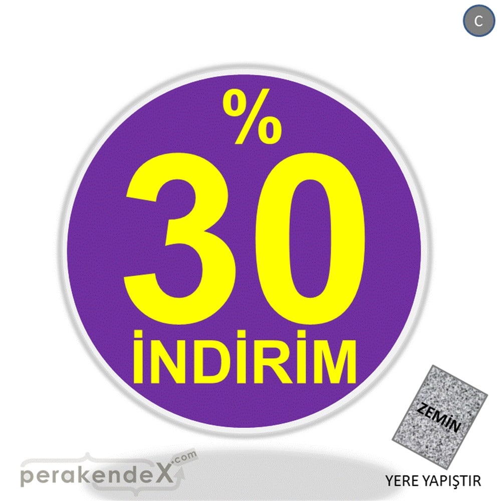 yüzde 30 indirim YER ZEMİNE YAPIŞIR -oval,tek yön baskı
