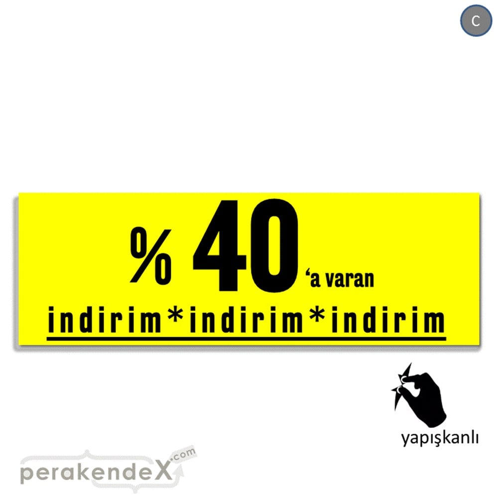 yüzde 40 a varan indirim CAMA YAPIŞAN FOLYO BANNER -dikdörtgen,tek yön baskı
