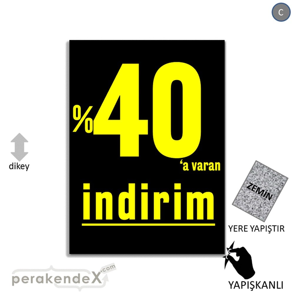yüzde 40 a varan indirim YER ZEMİNE YAPIŞIR -dikdörtgen,tek yön baskı