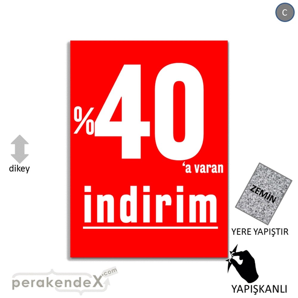 yüzde 40 a varan indirim YER ZEMİNE YAPIŞIR -dikdörtgen,tek yön baskı