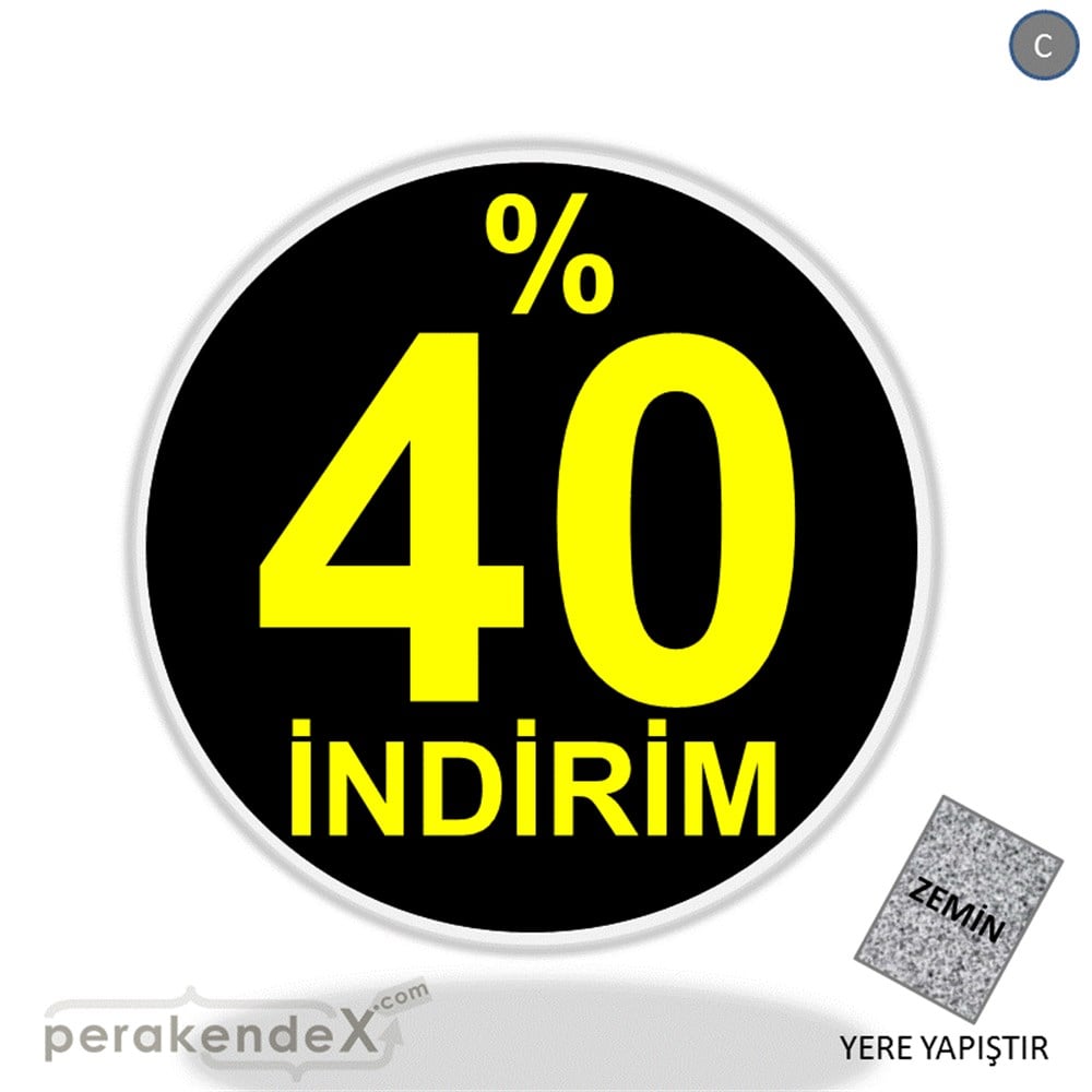 yüzde 40 indirim YER ZEMİNE YAPIŞIR -oval,tek yön baskı