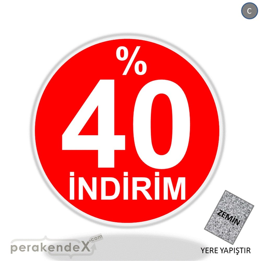 yüzde 40 indirim YER ZEMİNE YAPIŞIR -oval,tek yön baskı
