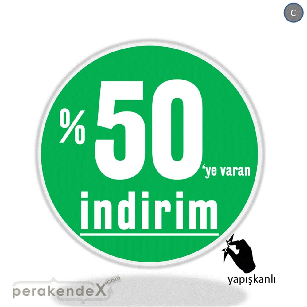 yüzde 50 ye varan indirim CAMA YAPIŞAN FOLYO -oval,tek yön baskı
