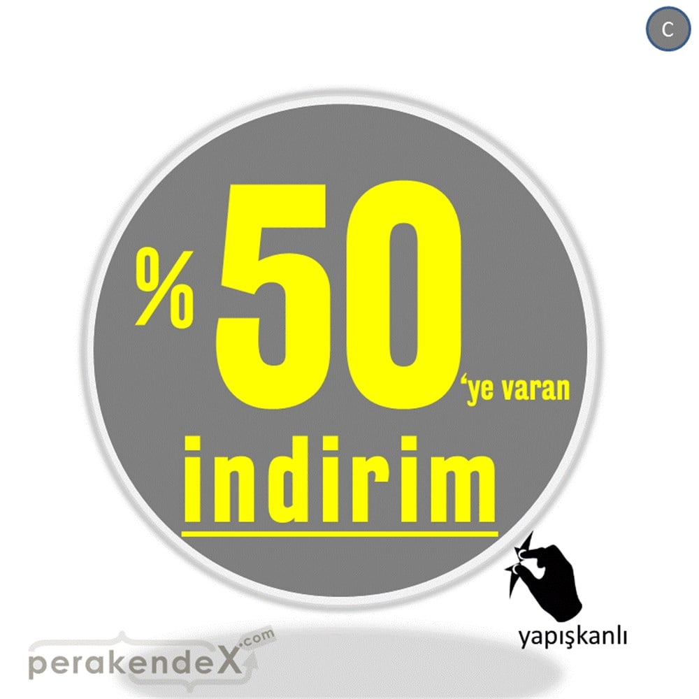 yüzde 50 ye varan indirim CAMA YAPIŞAN FOLYO -oval,tek yön baskı