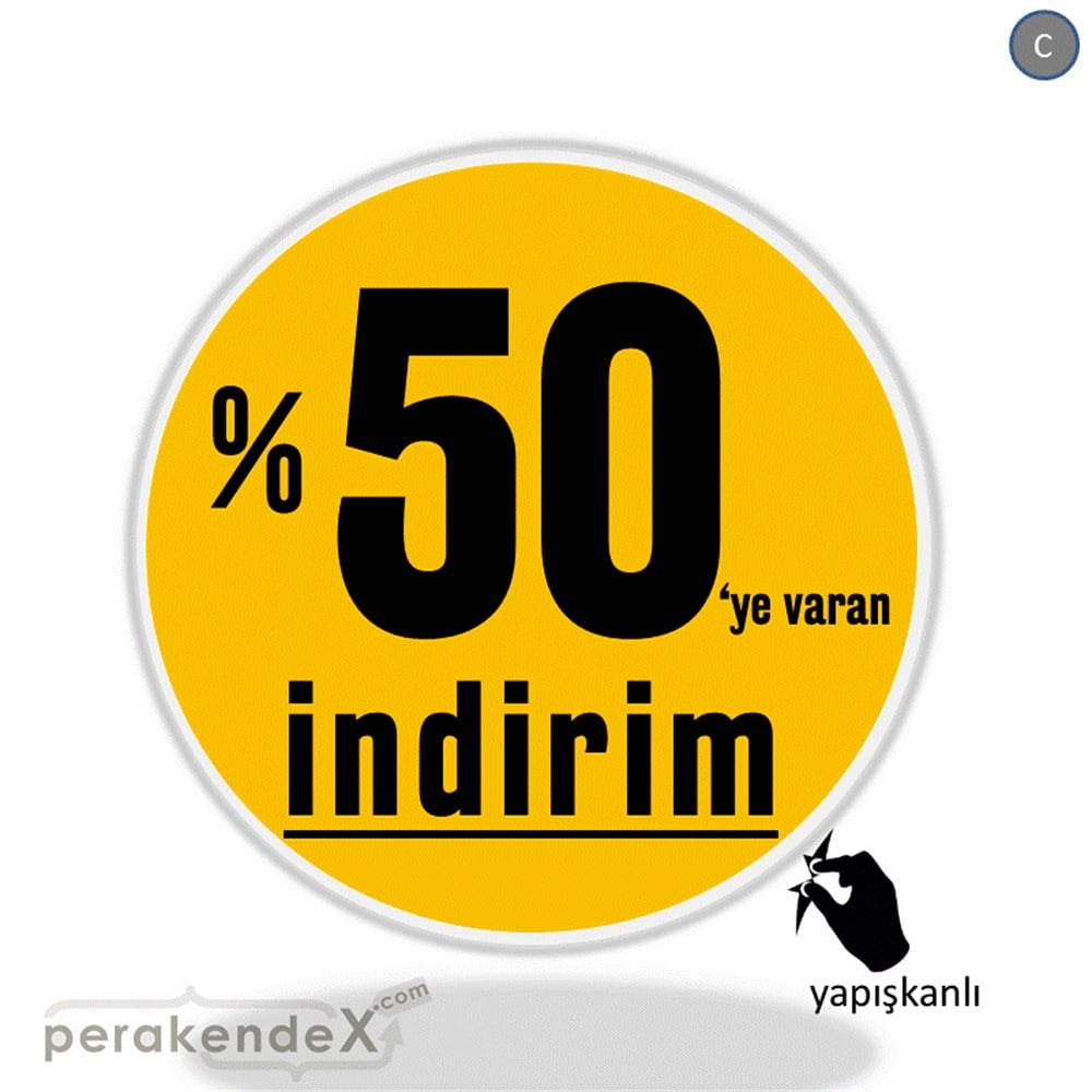 yüzde 50 ye varan indirim CAMA YAPIŞAN FOLYO -oval,tek yön baskı